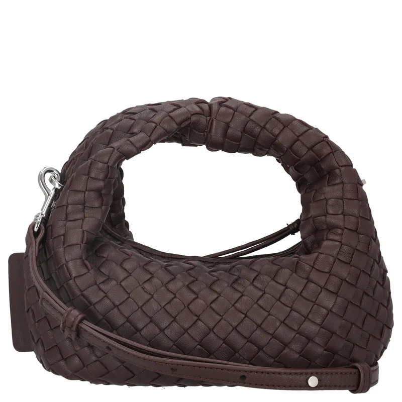 Les Visionnaires Greta Micro Weave Silky - Bolso de mano 20 cm (aubergine)