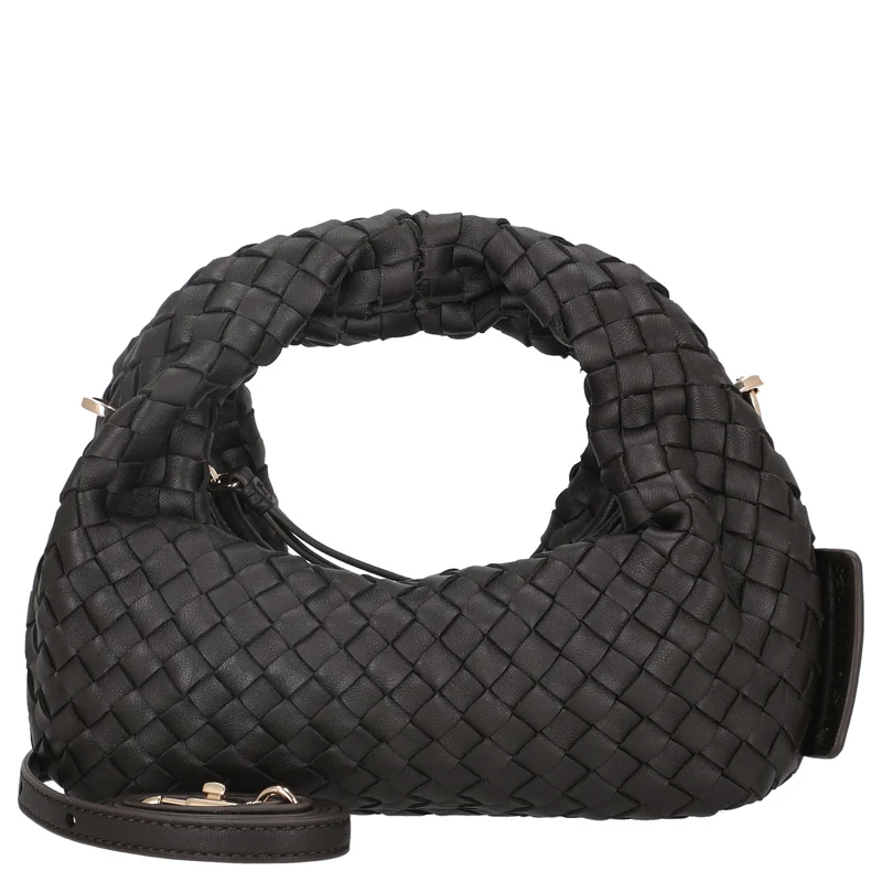 Les Visionnaires Greta Micro Weave Silky - Bolso de mano 20 cm (cafe)