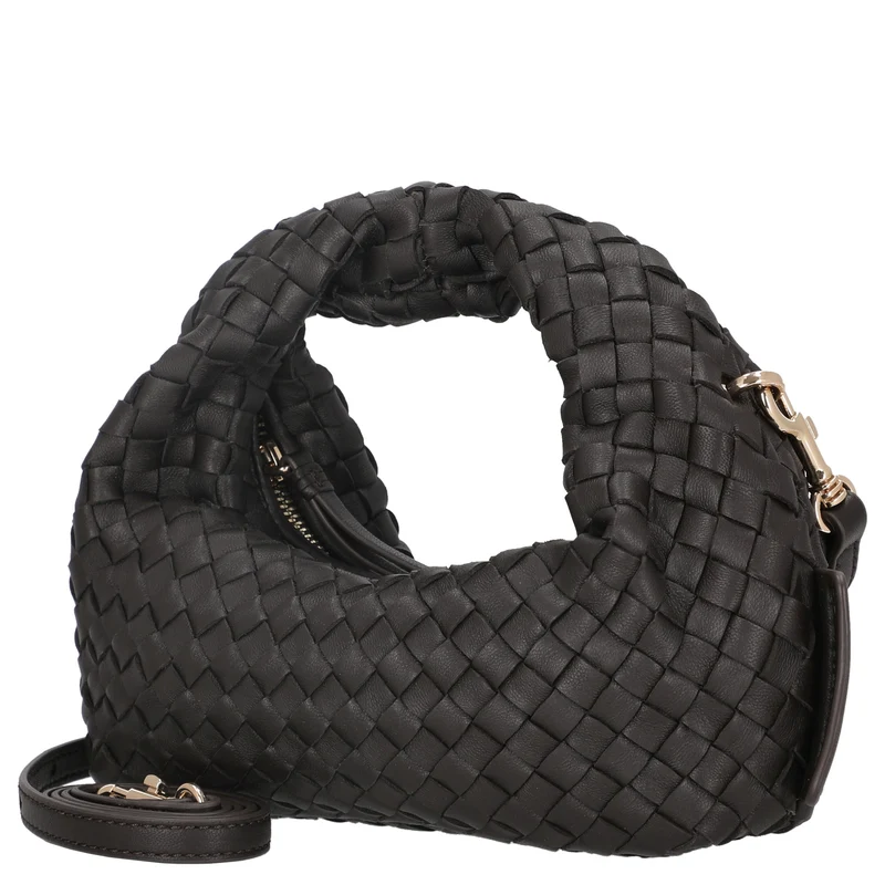 Les Visionnaires Greta Micro Weave Silky - Bolso de mano 20 cm (cafe)