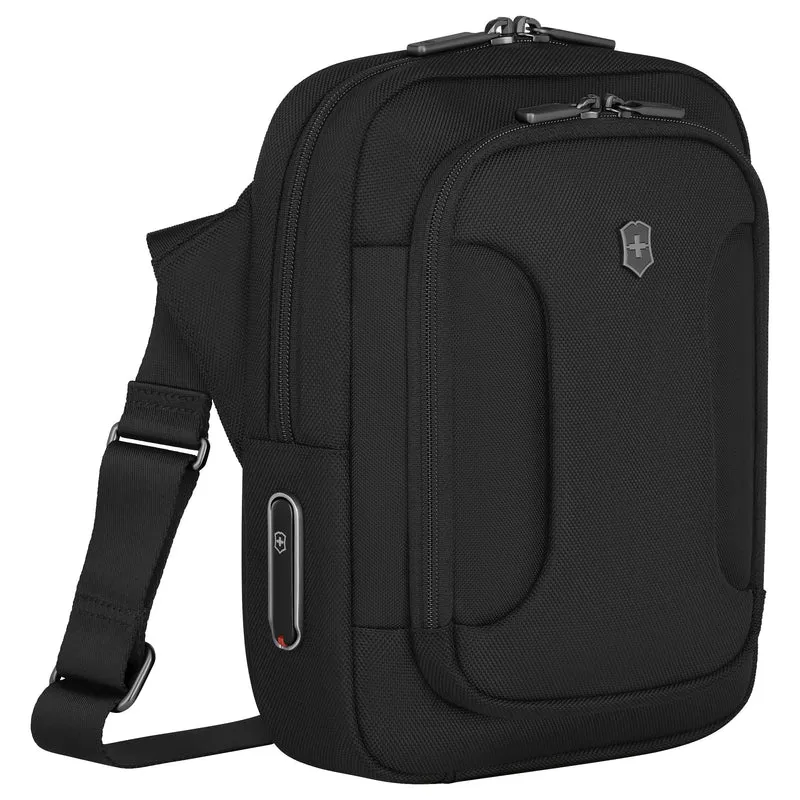 Victorinox Werks Traveler 7.0 - Bolso bandolera 28 cm (negro)