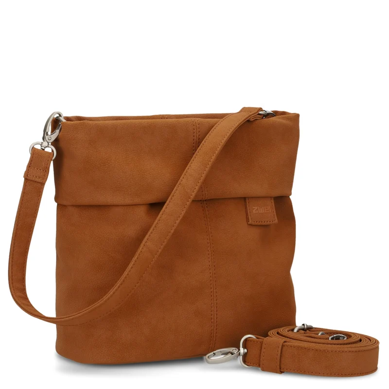 zwei Mademoiselle M8 - Bolso de hombro 25 cm (nubuk-cognac)