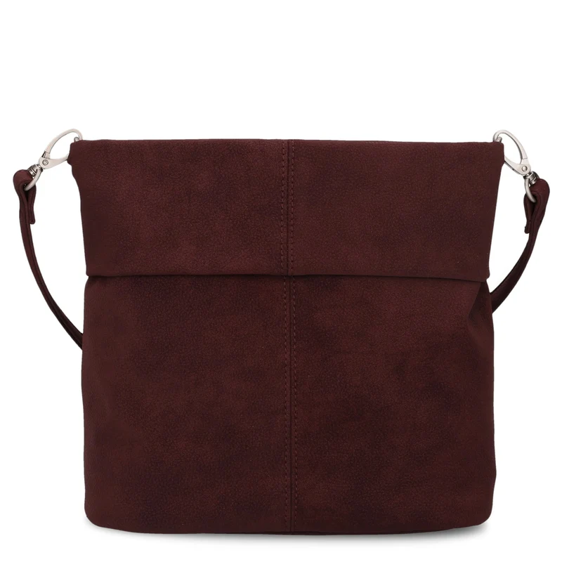 zwei Mademoiselle M8 - Bolso de hombro 25 cm (nubuk-bordeaux)