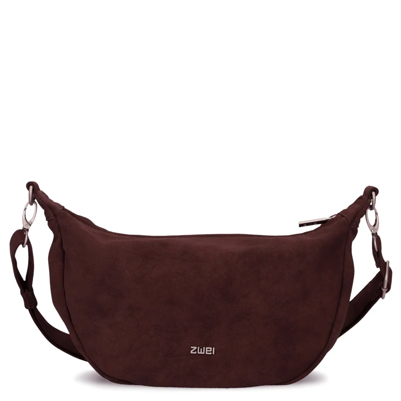zwei Mademoiselle M70 - Bolso bandolera 34 cm (nubuk-bordeaux)