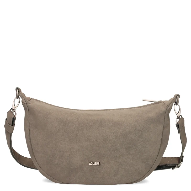 zwei Mademoiselle M70 - Bolso bandolera 34 cm (nubuk-mud)
