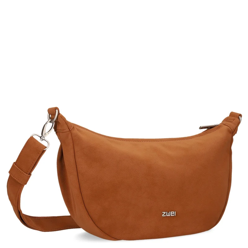 zwei Mademoiselle M70 - Bolso bandolera 34 cm (nubuk-cognac)