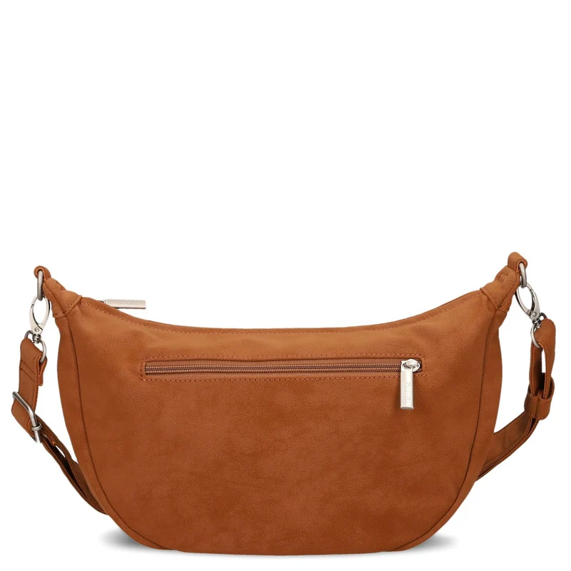 zwei Mademoiselle M70 - Bolso bandolera 34 cm (nubuk-cognac)