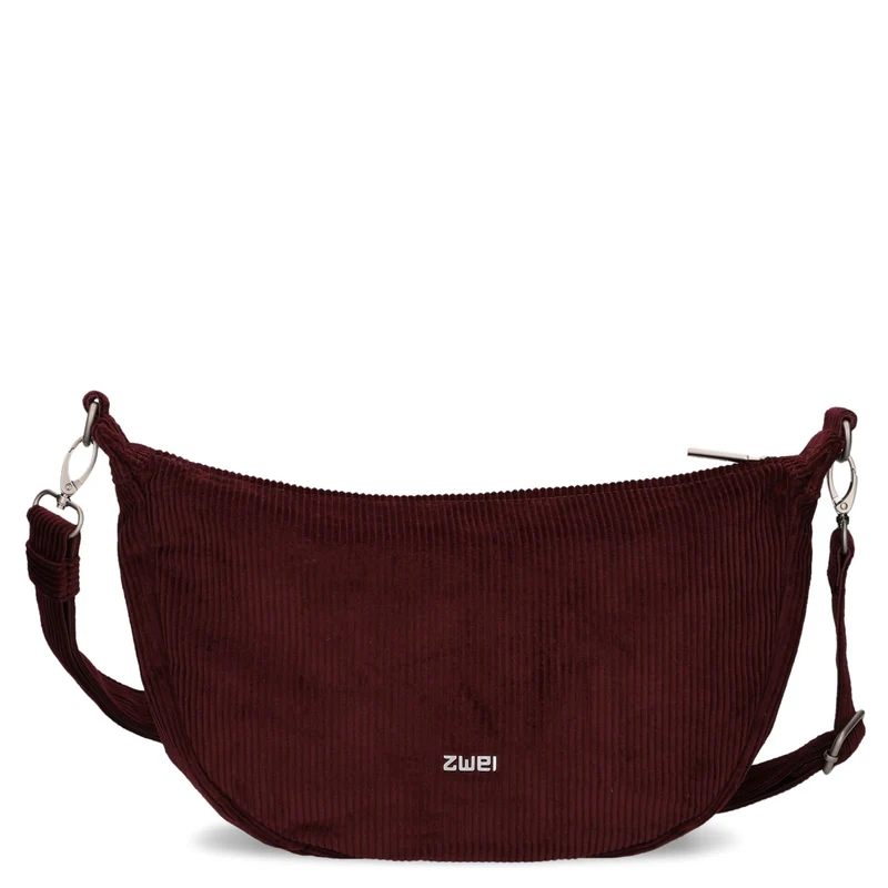 zwei Mademoiselle M70 - Bolso bandolera 34 cm (cord-bordeaux)