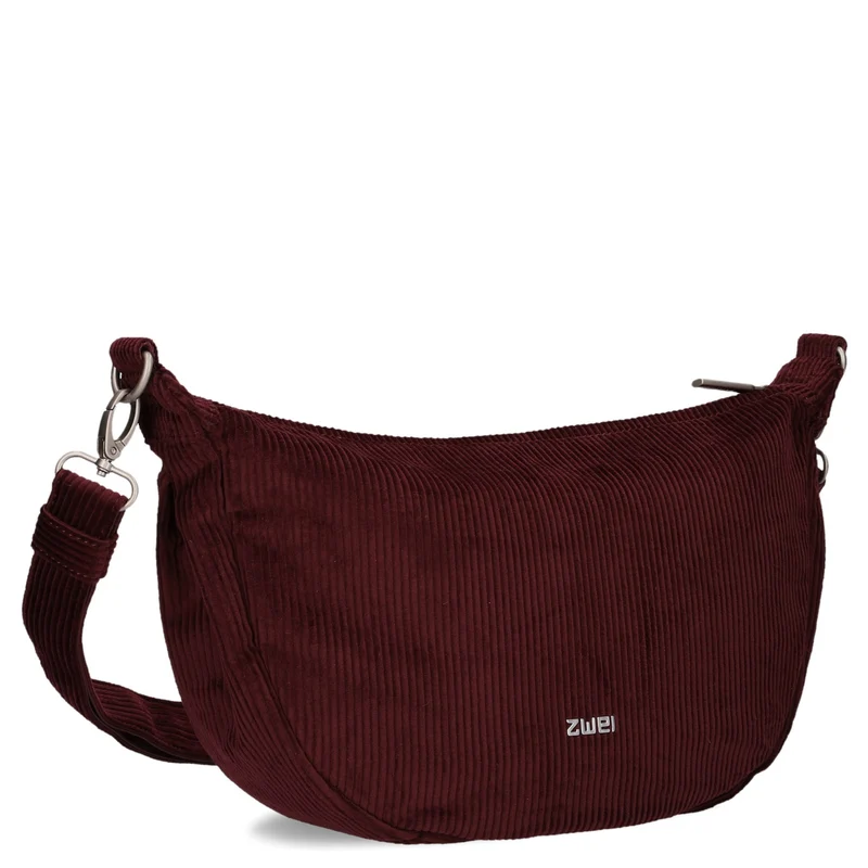 zwei Mademoiselle M70 - Bolso bandolera 34 cm (cord-bordeaux)