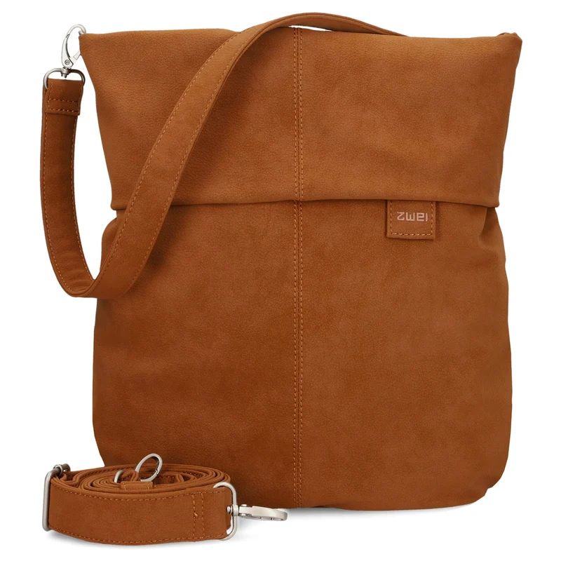zwei Mademoiselle M12 - Bolso de hombro 32 cm (nubuk-cognac)