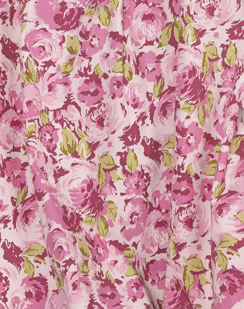 Kamalani Minikleid in Blossom Floral Pink