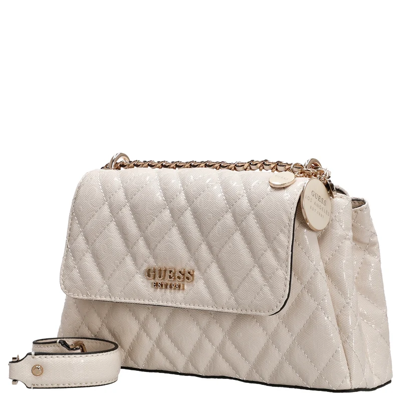 Guess Isemay XBody Flap - Bolso bandolera (off white)