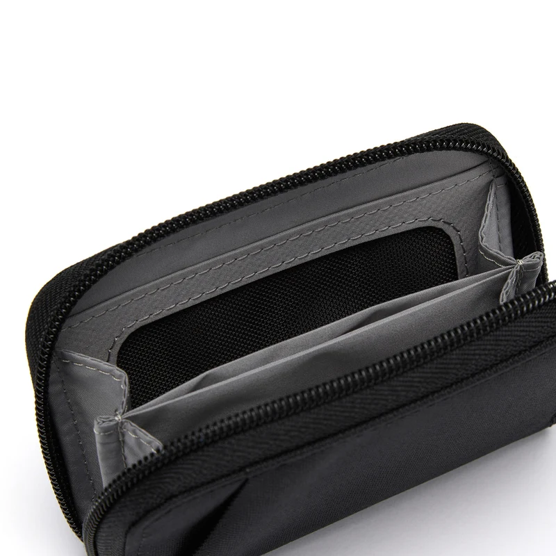 pacsafe RFIDsafe Card Wallet - Cartera 10cc 11 cm (jet black)