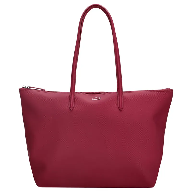 Lacoste L. 12.12 Concept - Bolso Shopper L 34 cm (rubine)