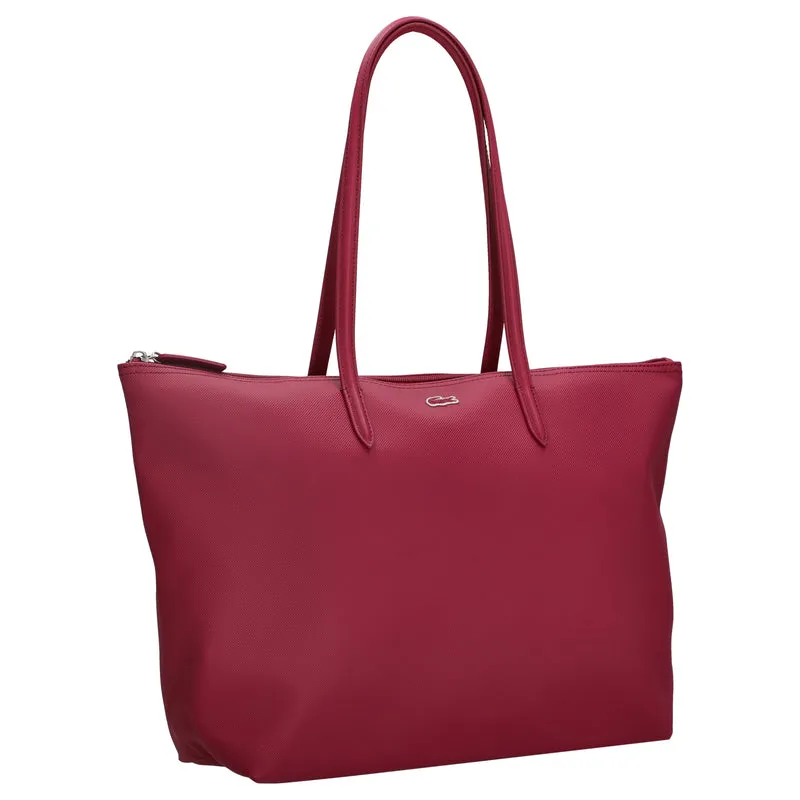 Lacoste L. 12.12 Concept - Bolso Shopper L 34 cm (rubine)