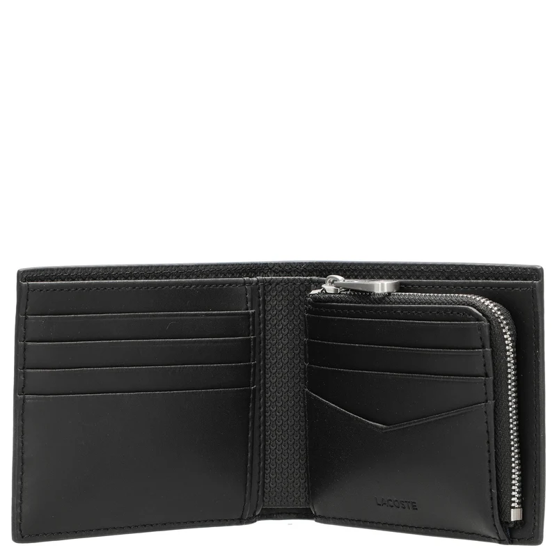 Lacoste Chantaco - Cartera de hombre 8cc 12 cm (black)