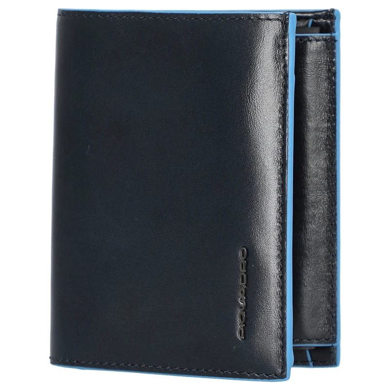 Piquadro Blue Square - Cartera de hombre 10cc 12 cm RFID (blue)