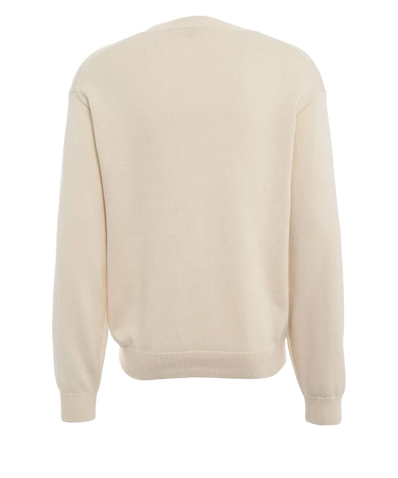Pullover con ricamo