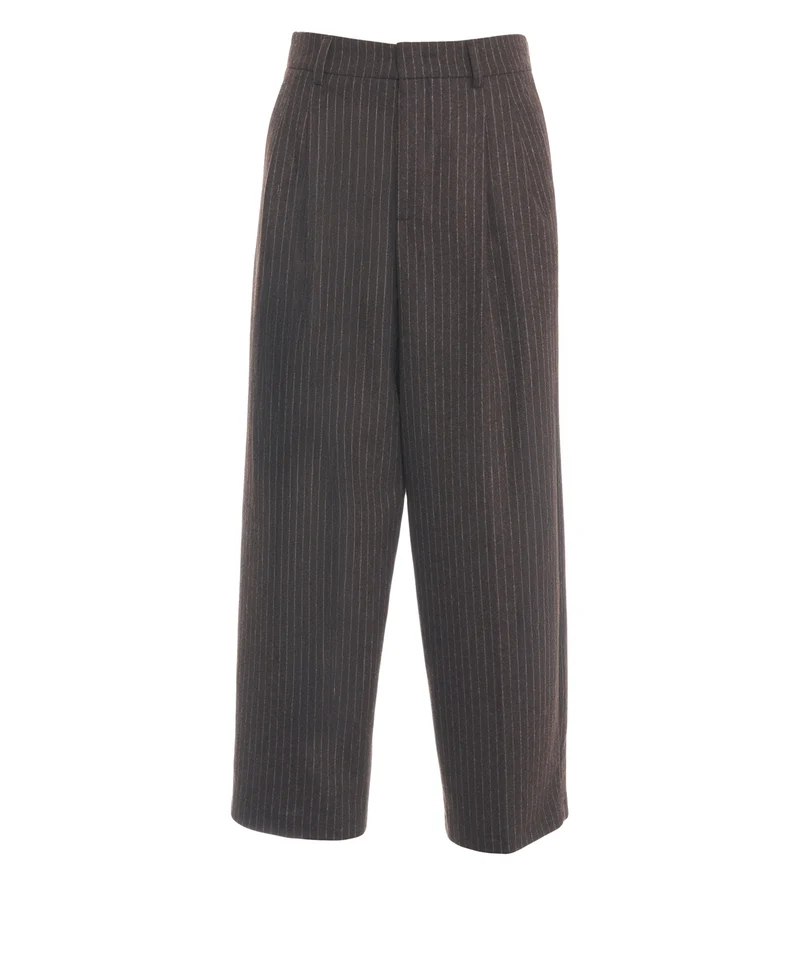 Pantaloni a gessato 'Noa Crop'