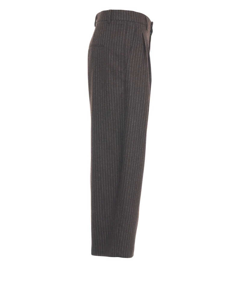 Pantaloni a gessato 'Noa Crop'