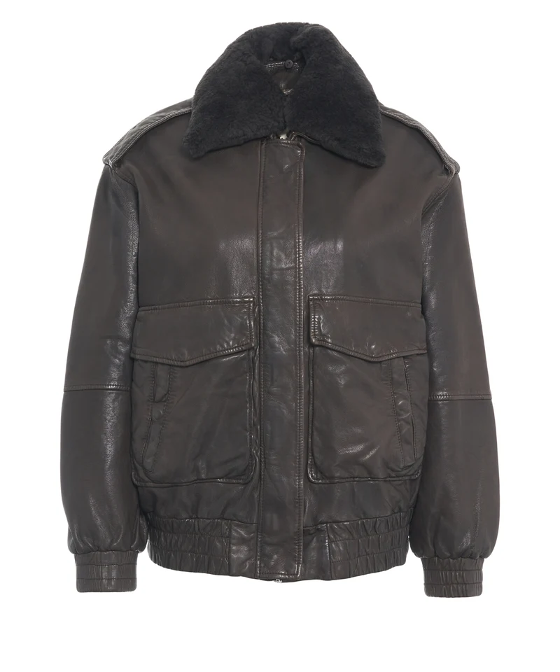 Giacca in pelle 'Betz + Collar'