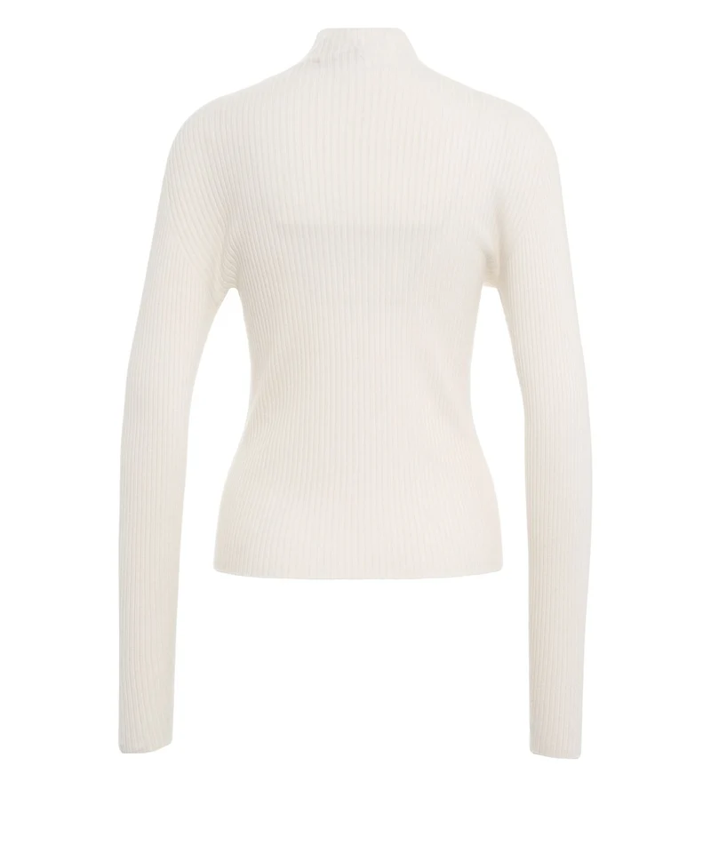 Pullover con collo alto