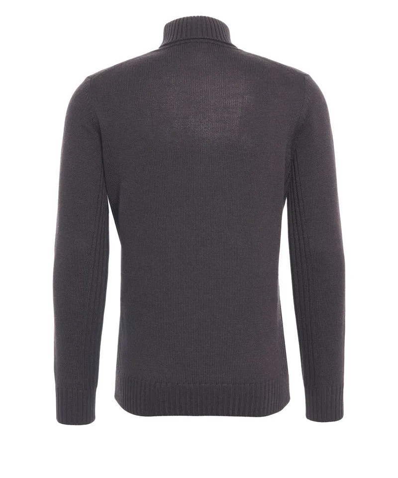 Maglione a collo alto in lana