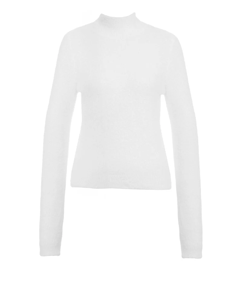 Maglione in maglia con collo alto