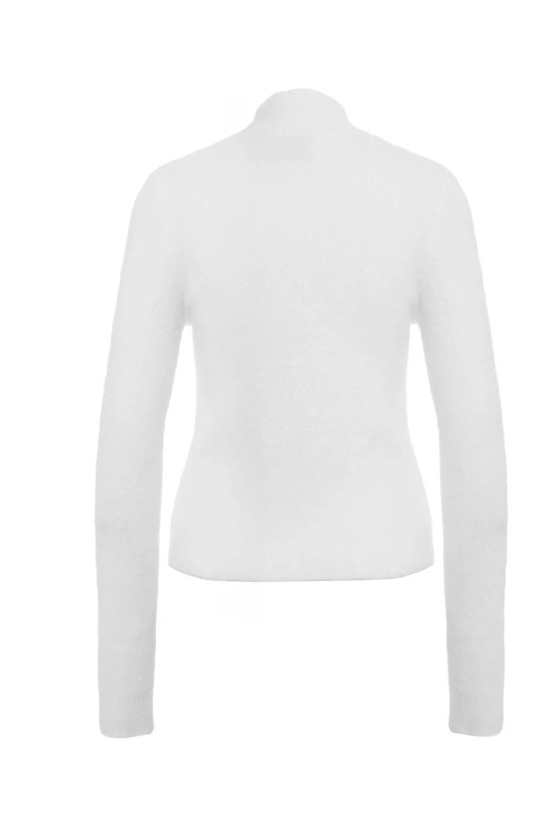 Maglione in maglia con collo alto