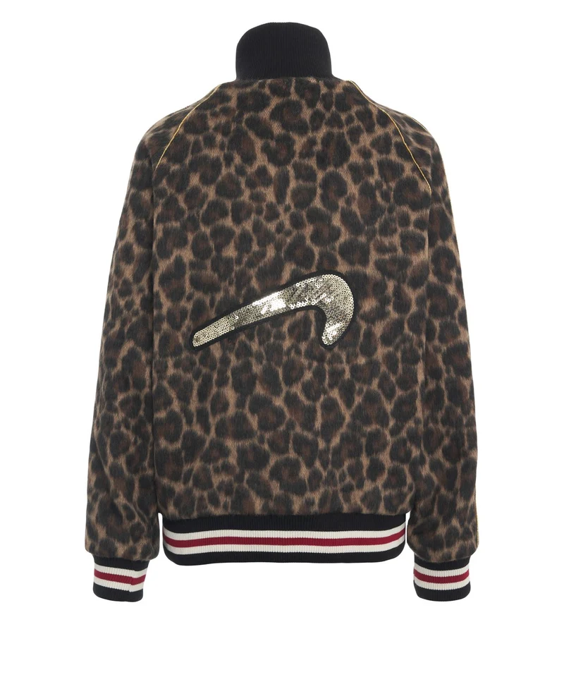 Bomber con patch logo