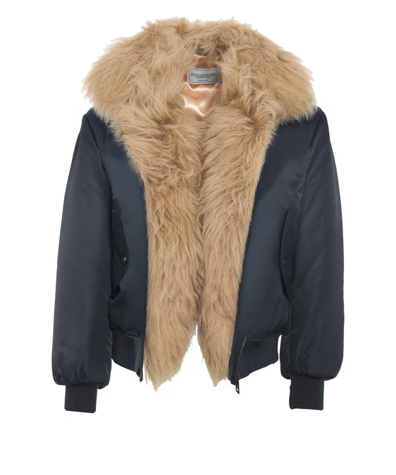 Giacca bomber in montone