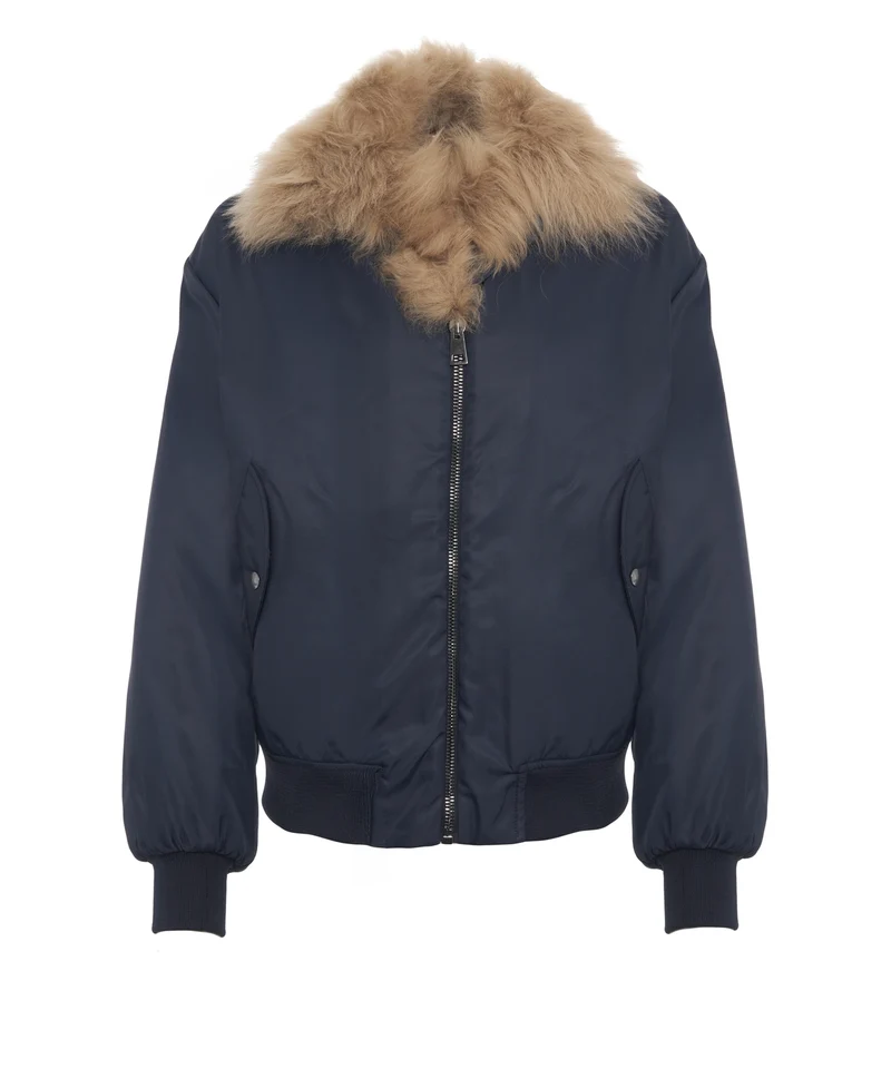 Giacca bomber in montone