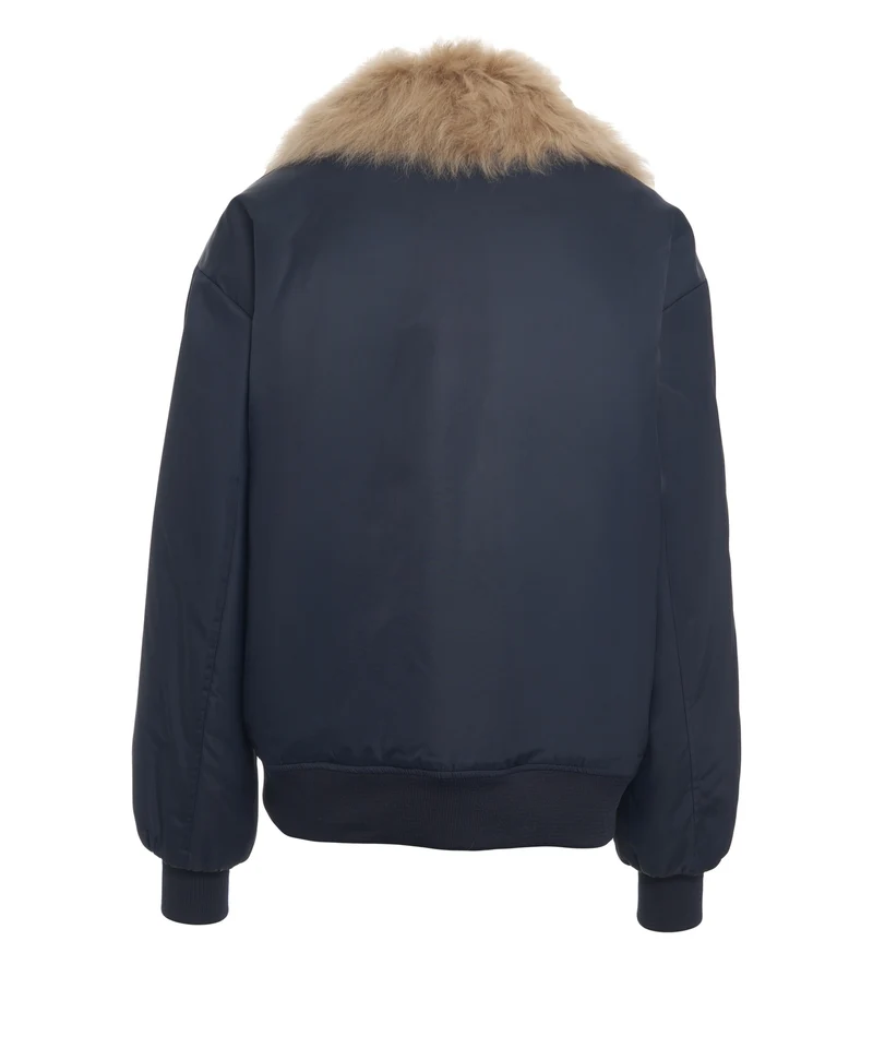 Giacca bomber in montone