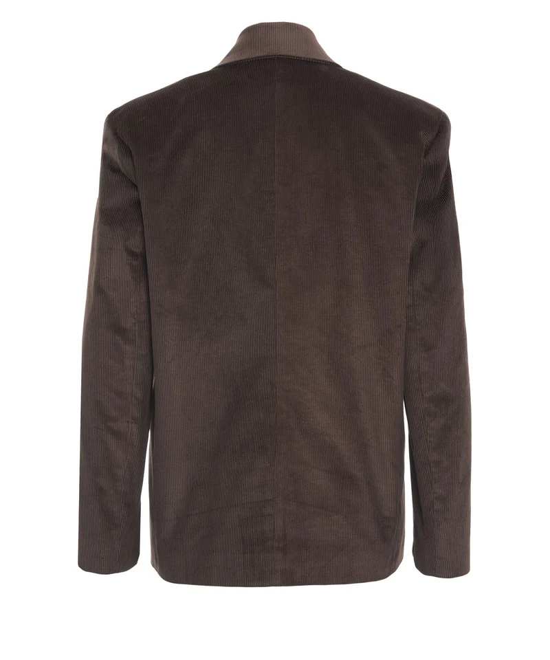 Blazer in velluto a coste