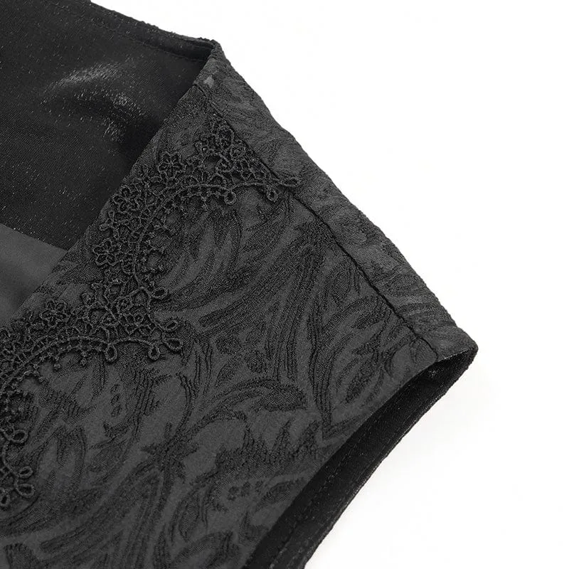 Gothic-Weste mit Kettenschnalle für Herren
