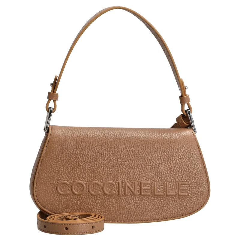 Coccinelle Myrtha Maxi Log - Bolso de hombro 24 cm (skin)