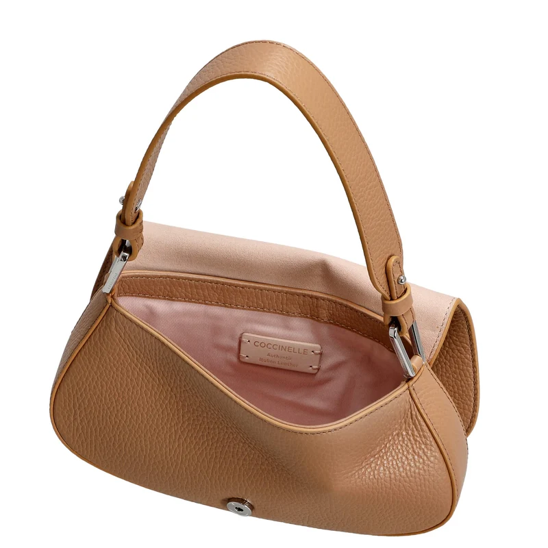 Coccinelle Myrtha Maxi Log - Bolso de hombro 24 cm (skin)