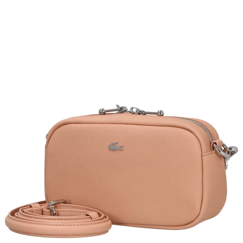 Lacoste Daily City - Bolso bandolera 20 cm (latte)