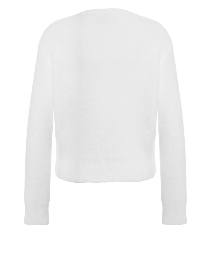 Pullover con applicazione di strass