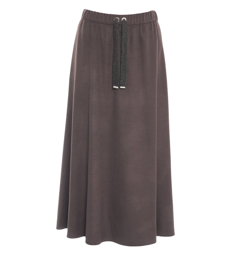 Gonna maxi in lana