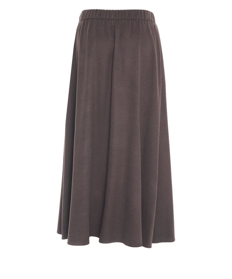 Gonna maxi in lana