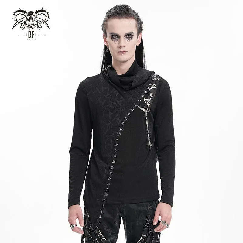 Gothic Chain Splice-Sweatshirt für Herren