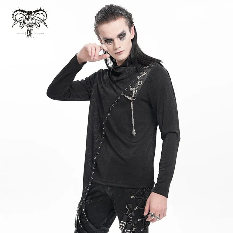 Gothic Chain Splice-Sweatshirt für Herren