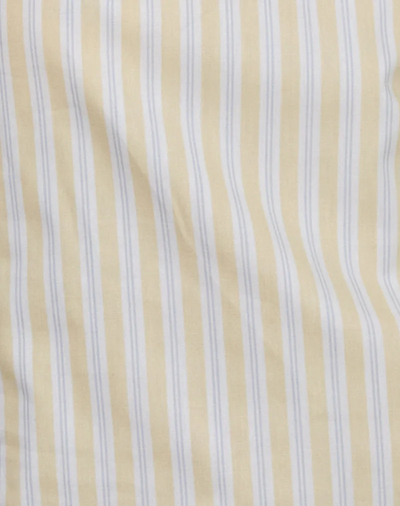 Miringa Oberteil mit einem Ärmel in Candy Stripe Gelb