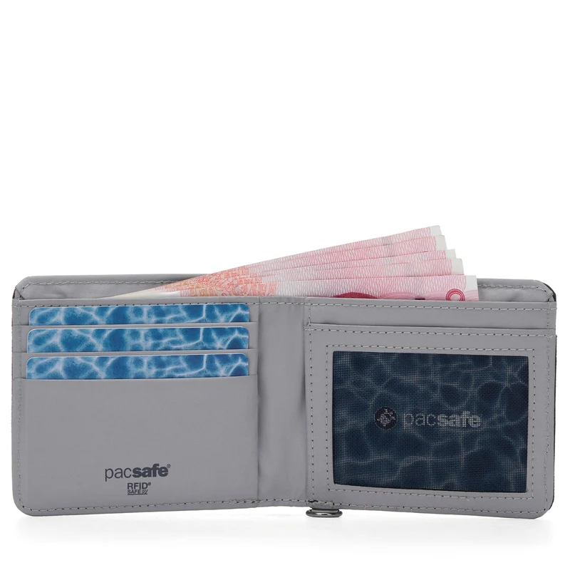 pacsafe RFIDsafe Bifold Wallet - Cartera 3cc 10.5 cm (jet black)