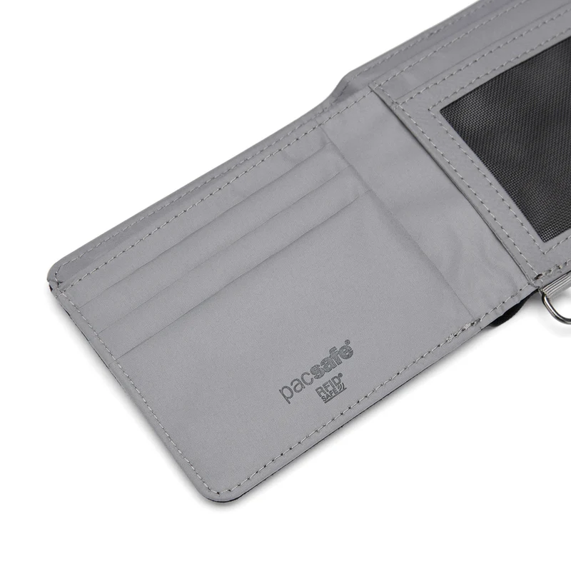 pacsafe RFIDsafe Bifold Wallet - Cartera 3cc 10.5 cm (jet black)