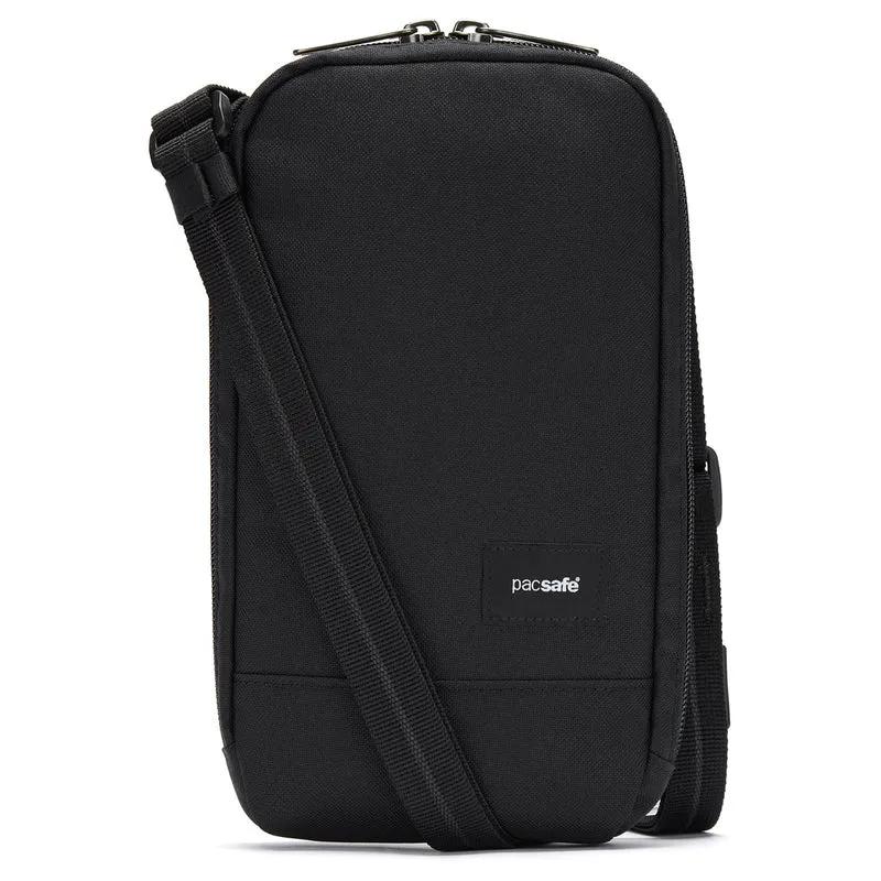 pacsafe RFIDsafe Tech Crossbody - Bolso bandolera 22 cm (negro azabache)