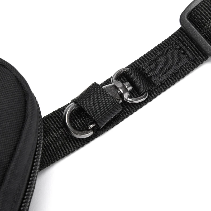 pacsafe RFIDsafe Tech Crossbody - Bolso bandolera 22 cm (negro azabache)