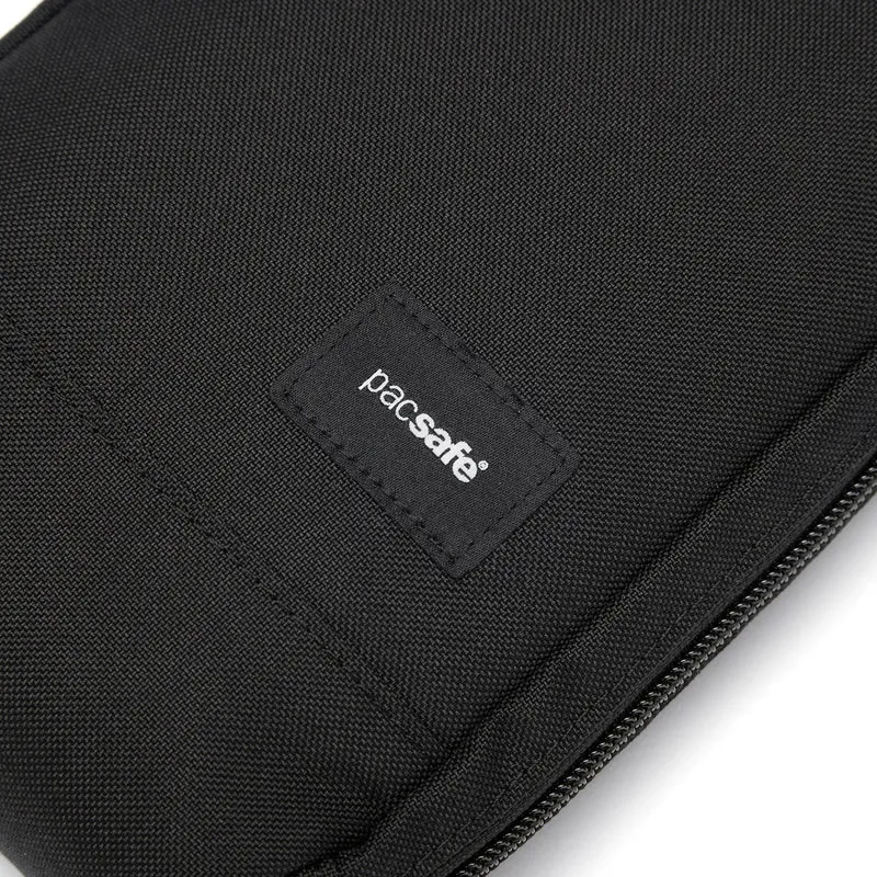 pacsafe RFIDsafe Tech Crossbody - Bolso bandolera 22 cm (negro azabache)