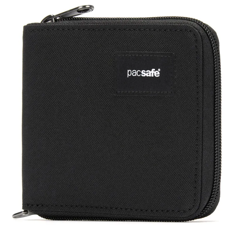pacsafe RFIDsafe Zip Around Wallet - Cartera 6cc 11 cm (jet black)
