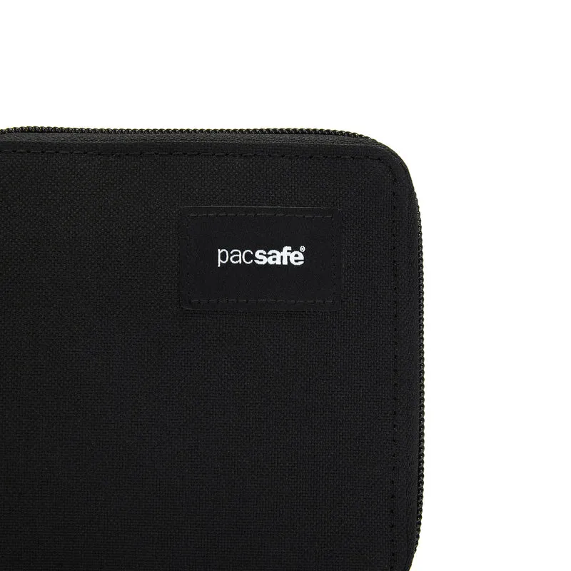 pacsafe RFIDsafe Zip Around Wallet - Cartera 6cc 11 cm (jet black)